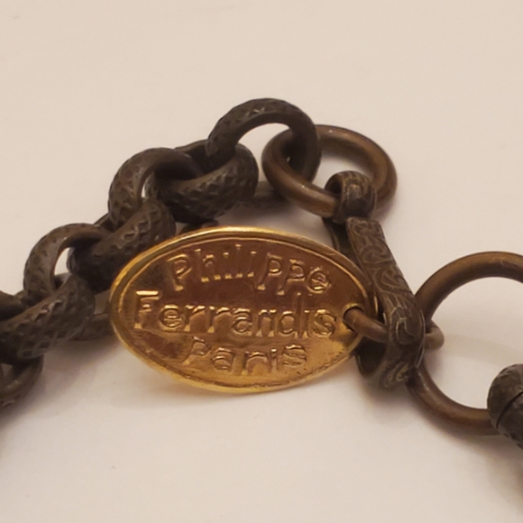 Philippe Ferrandis Paris Dangling Cameo Signed Necklace - Picture 12 of 16